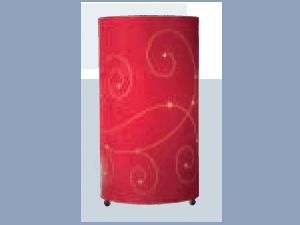 Kırmızı Modern Abajur Masa Lambası