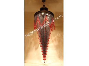 Red Mosaik Pendant