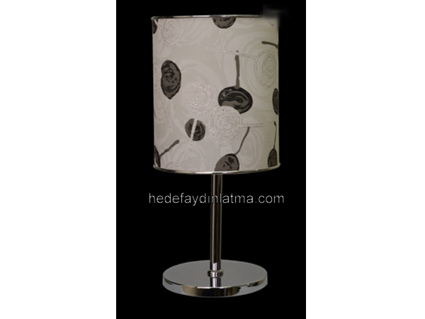 Classic White Figured Desk Lamp