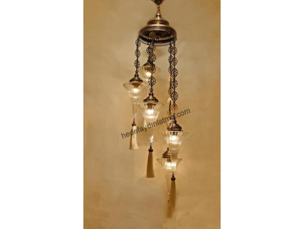 Conical Glass Ottoman Droop