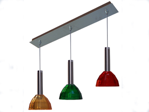 Kros 3\'lü Renkli Modern Sarkıt