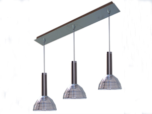Kros 3\'lü Şeffaf Modern Sarkıt