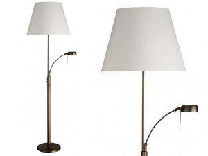 Lauro Bronz Modern Abajur Lambader