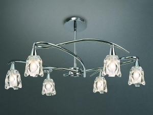 Lema Six Chrome White Fittings