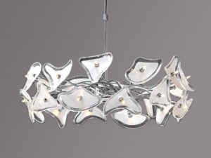 Lizge White Multi Modern Pendant