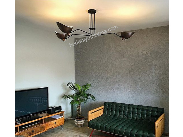 Mouille 3 Arm Ceiling