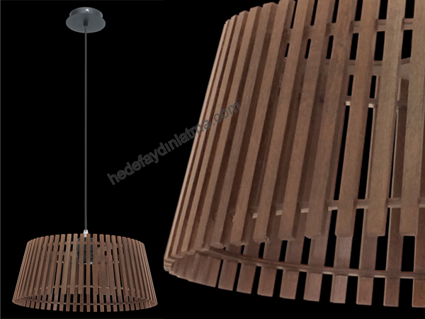 Narola Brown Cylinder Pendant