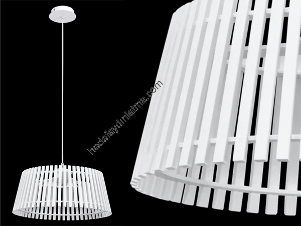 Narola Cylinder White Pendant