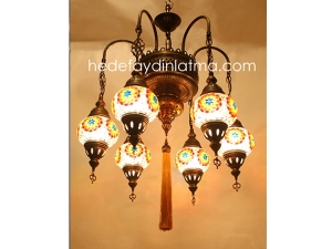 Orange 6'lı Mosaik Pendant