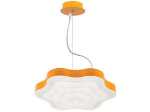 Orange Flower Modern Pendant