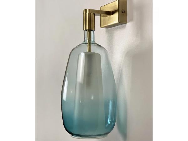Petrol Blue Sconce