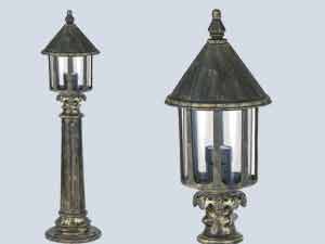 Pyramid Garden Lamp