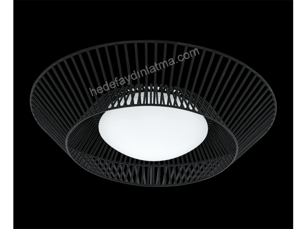 Plastre Black Modernn Ceiling Armature