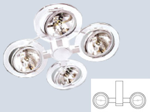 Radius 4'lü Metal Halospot