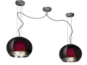 Rınoca Double Burgundy Modern Pendant
