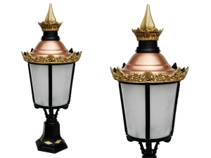 Sarı İşlemeli Set Üstü Aydınlatma