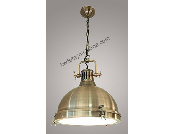 Satin Metal Pendant