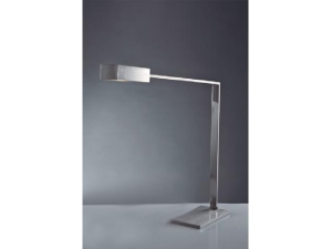 Satin Nickel Single Table Lamp