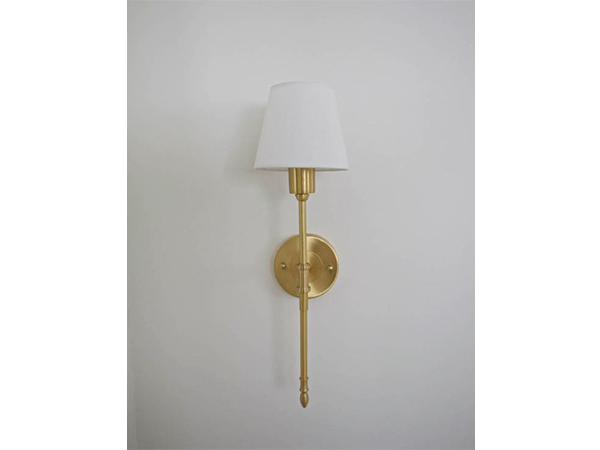 Single Bulb Classic Brass Sconce