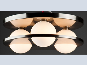 Sirius Modern Chrome Ceiling Lamp