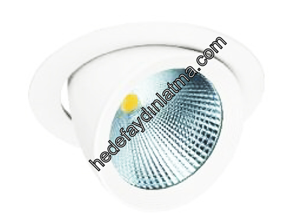 Flush Mount White Cylinder Spots