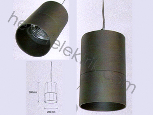 Droop Lamp Black