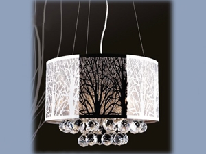 Crystal Slide Pendant Lampshade
