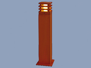 Square Rusty  Armatür 70 cm