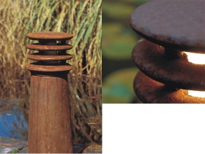 Styur Paslandırılmış Yer Tipi Aydınlatma 40 cm