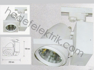 Tekli Beyaz Metal Halide Lamba