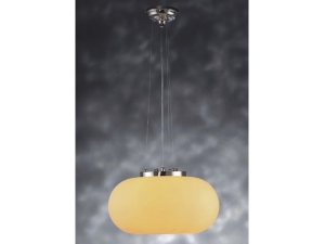 Single Yellow Chrome Long Pendant