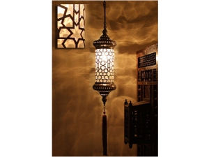 Single Ottoman Style Pendant Lighting