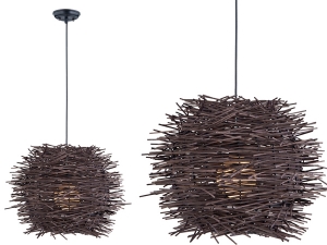 Tifti Brown Decorative Pendant  Hedgehog