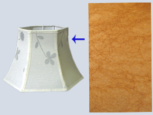 Orange Figured Lampshade Texture