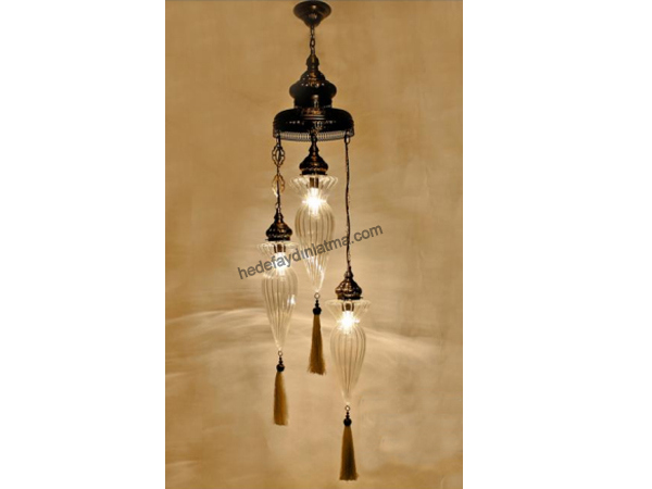 Triple Glass Ottoman Droop