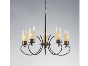 Vendi Bronze Quintet Pendant