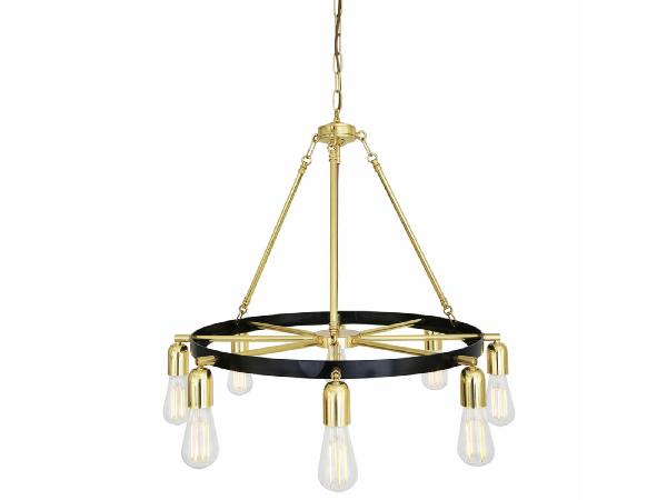 Wagenrad Chandelier