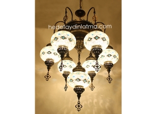 White Balloon Mosaik Pendant