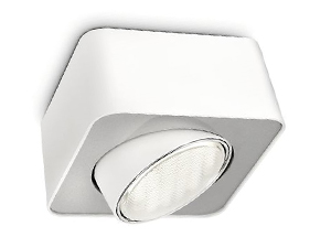 Single White Ceiling Fixture