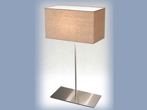 Wicker Rectangular Table Lamp