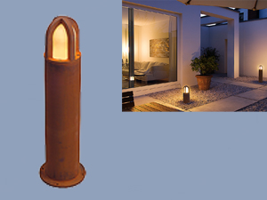 Yer Tipi Rusty Cone 70 cm Armatür