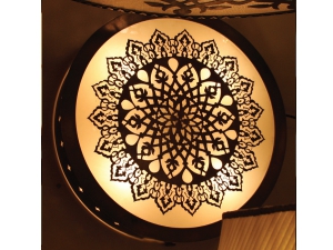 Cylinder Ottoman Style Wall Lamp