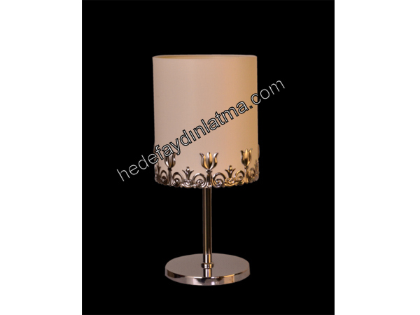 Cream Cylinder  Desk Lamp